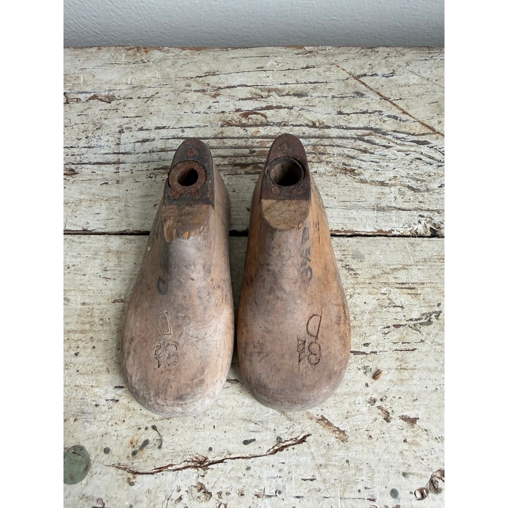 Vintage Morton Last Co Wooden Child Shoe Forms Size 3.5D Model 150 Cobbler Pair - Picture 3 of 7